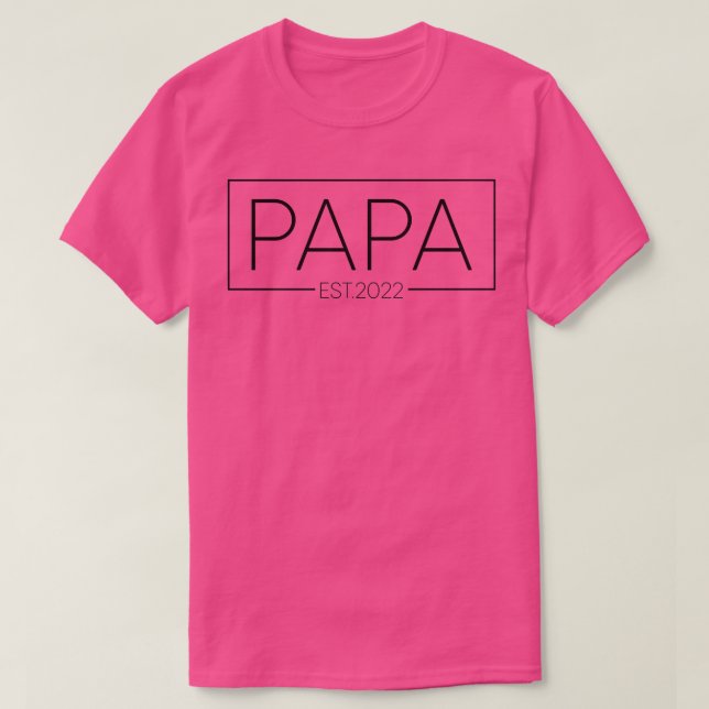 Mens PAPA EST T-Shirt (Design vorne)