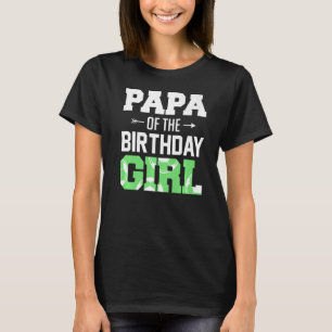 Mens Papa von der Familie Girl Soccer Papa T-Shirt