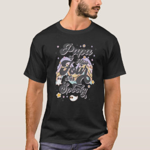 Mens Papa von Miss Four je Spooky 4. Geburtstag Pa T-Shirt