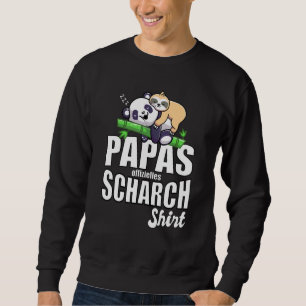 Mens Papas Sleep Pajamas Sleepsuit Nachthemd Pan Sweatshirt