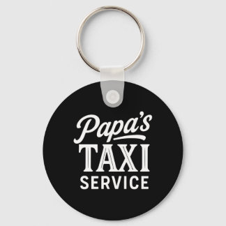 Mens Papas Taxi Service - Lustiger Papa-Fahrerjob Schlüsselanhänger