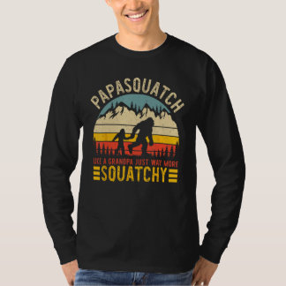 Mens Papasquatch Wie Ein Opa Nur Viel Mehr Squa T-Shirt