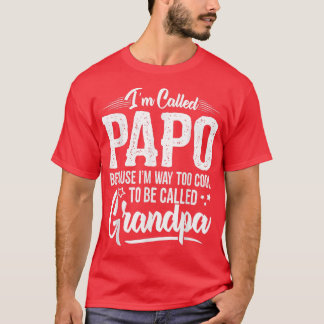 Mens Papo Teefrom Grandchildren Funny Großvater T-Shirt