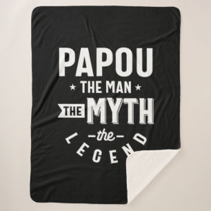 Mens Papou der Mann der Mythos der Legende Geschen Sherpadecke