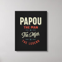Mens Papou Shirt Geschenk: Der Mann, der Mythos, d