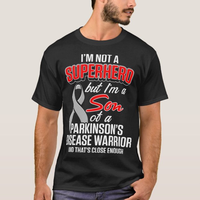 Mens Parkinsons Disease Awareness Son Hero T-Shirt (Vorderseite)