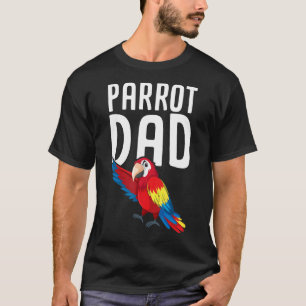 Mens Parrots Parakeet Parrot Vater Macaw T-Shirt