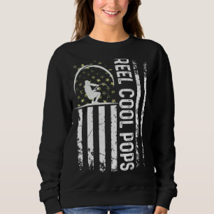 Mens Patriotic Flag Coole Pop für Daddy Husba Sweatshirt