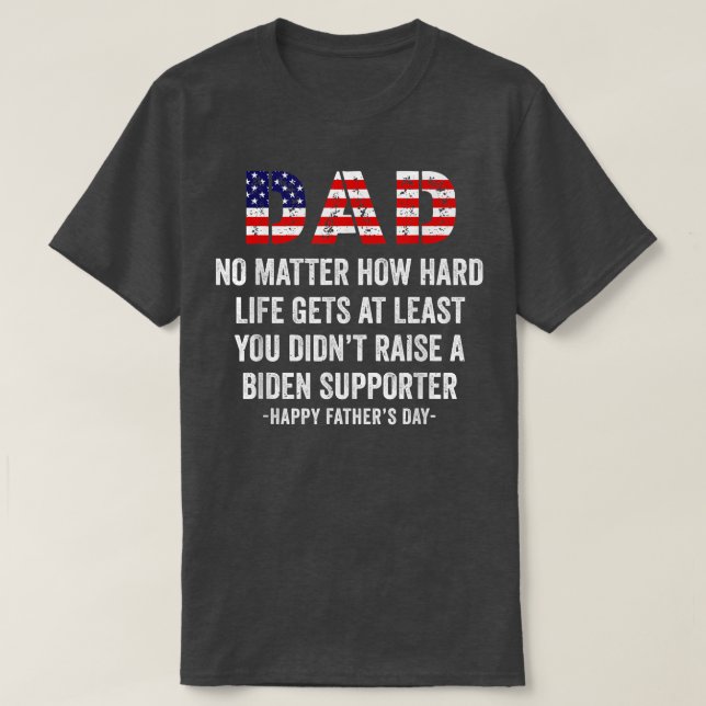 Mens Patriotic Vater Vater's Day American Flag Clo T-Shirt (Design vorne)