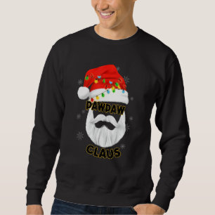 Mens Pawpaw Claus Weihnachtsmannmütze & Beards Opa Sweatshirt