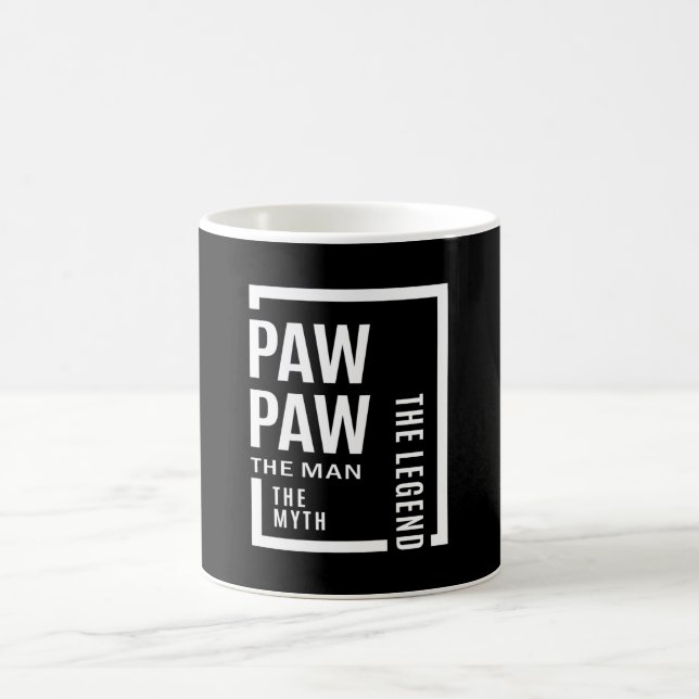 Mens pawpaw den Mann der Mythos der Legende Gesche Kaffeetasse (Mittel)