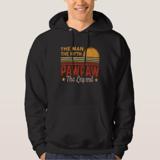 Mens Pawpaw der Mann Myth Legend Retro Opa Fath Hoodie