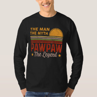 Mens Pawpaw der Mann Myth Legend Retro Opa Fath T-Shirt