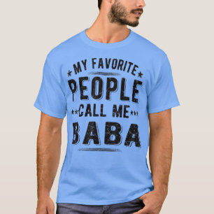 Mens People Call Me Baba Grandpa Baba T-Shirt