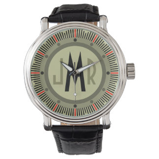 Mens Personalisiert Monogram Watch Armbanduhr