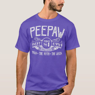 Mens Personalisiert Peepaw Best No T-Shirt