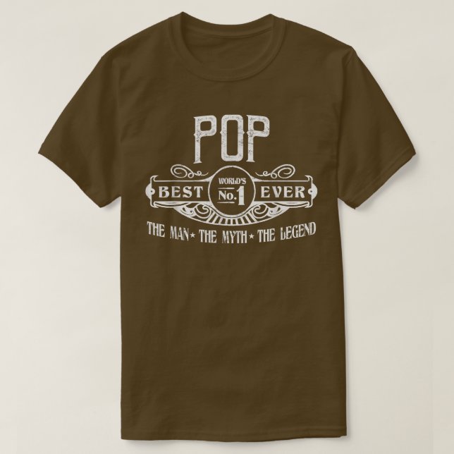 Mens Personalisiert Pop Best No  T-Shirt (Design vorne)