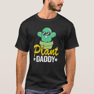 Mens Pflanze Daddy Funny Cactus Gardener Jokes Gra T-Shirt