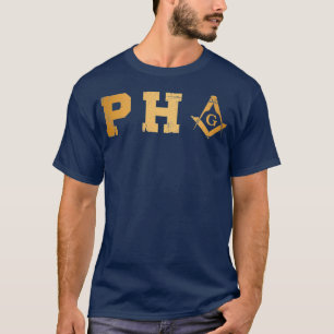 Mens PHA Freemason Prince Hall Mason Masonic T-Shirt