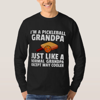 Mens Pickleball Grandpa For Funny Retired Pickle T-Shirt