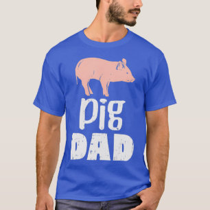 Mens Pig Vater Farm Land Landbau Bauer T-Shirt