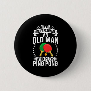 Mens Ping Pong Table Tennis Player Balls Paddle Ga Button