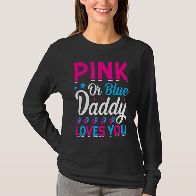 Mens Pink oder Blue Daddy Lieben, die du als Gen k T-Shirt (Vorderseite)