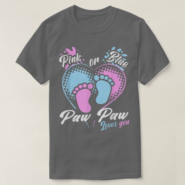 Mens Pink oder Blue Paw Paw Lieben, die Sie Geschl T-Shirt (Design vorne)