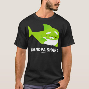 Mens Pinkfong Grandpa Shark Offiziell  T-Shirt