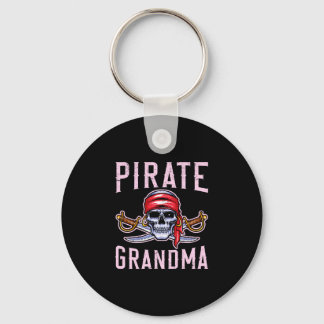 Mens pirate grandma grandmother granny pirate schlüsselanhänger