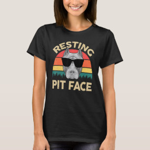 Mens Pitbull Pit Face Pitbull Daddy Pitt T-Shirt