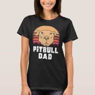 Mens Pitbull Vater Dog American Pitbull Terrier Do T-Shirt