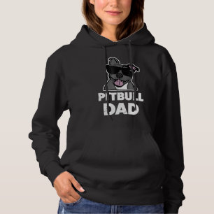 Mens Pitbull Vater Mens Blue Nose Pit Bull Dog Hoodie