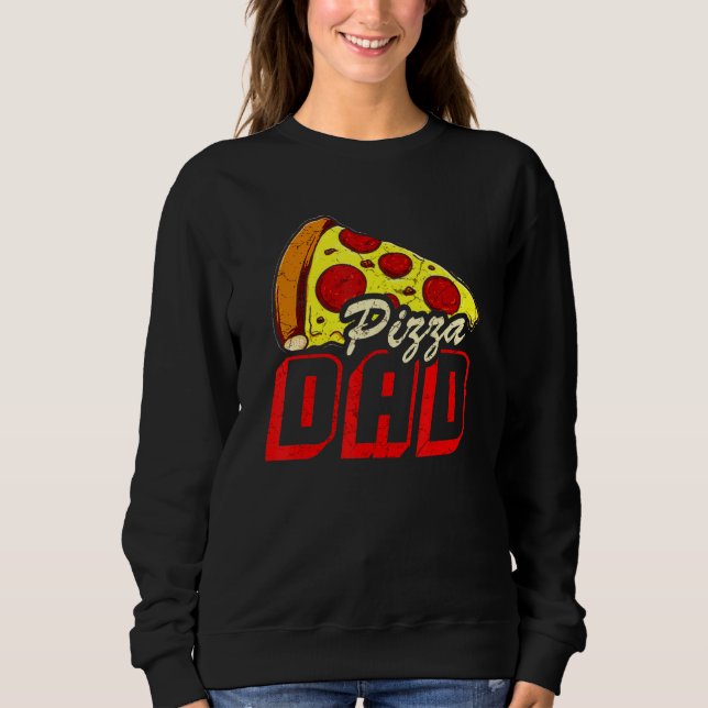 Mens Pizza I Liebe Pizza Vater 44 Sweatshirt (Vorderseite)