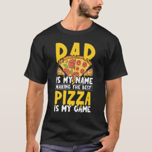 Mens Pizzeria Beruflich Pizza Baker Vater - Pizza T-Shirt