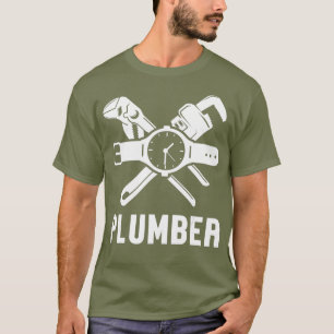 Mens Plumber Tools Pipeffer Pipe Journeyman T-Shirt