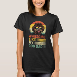 Mens Poodle Vintag Phantastisch wie mein Hund Vate T-Shirt