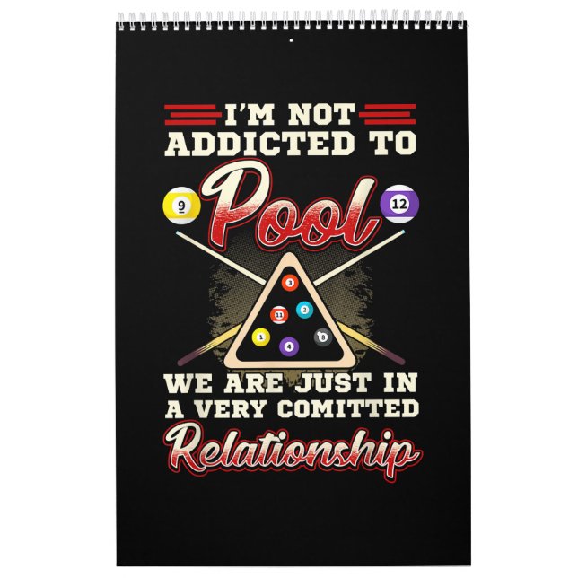 Mens Pool Player 8 Billard Billard Shootpool Kalender (Titelbild)