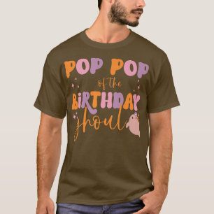 Mens Pop Pop des Geburtstags Ghoul Ghost Halloween T-Shirt