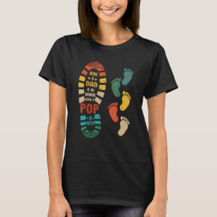 Mens Pop Pop Shoe mit wenig Fußabdrücken T-Shirt