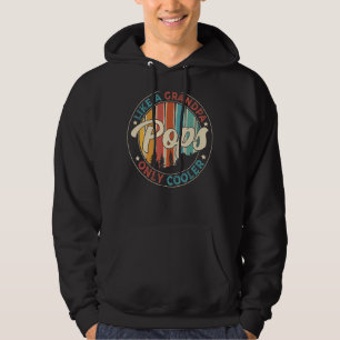 Mens Pop wie ein Opa nur Cooler Papa Definiti Hoodie