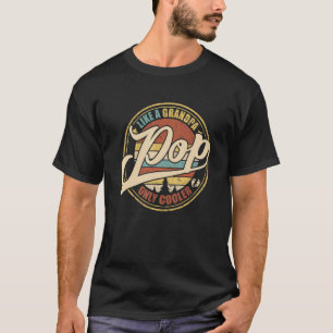 Mens Pop wie ein Opa nur Cooler Vater Papa Defi T-Shirt