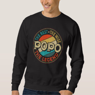 Mens Popo Der beste Weg zum legendären Großvater F Sweatshirt