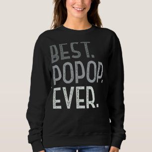 Mens Popop für Großvater Männer Vatertag Bester Po Sweatshirt