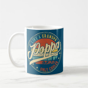 Mens Poppa wie Opa Nur Cooler lustig Kaffeetasse