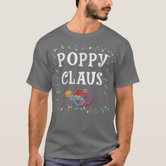 Mens Poppy Claus Weihnachten Weihnachten Weihnacht T-Shirt