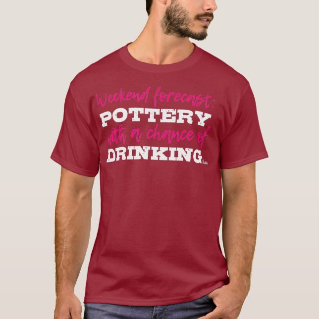 Mens Pottery Drinks T-Shirt (Vorderseite)