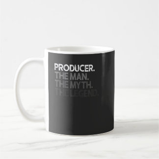 Mens Producer Gift Man Myth The Legend Kaffeetasse