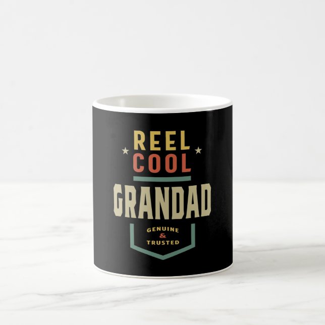 Mens Product Reel Cool Grandad Fishing-Geschenk Kaffeetasse (Mittel)
