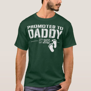 Mens Promoted to Daddy 2022 lustiges Geschenk für  T-Shirt